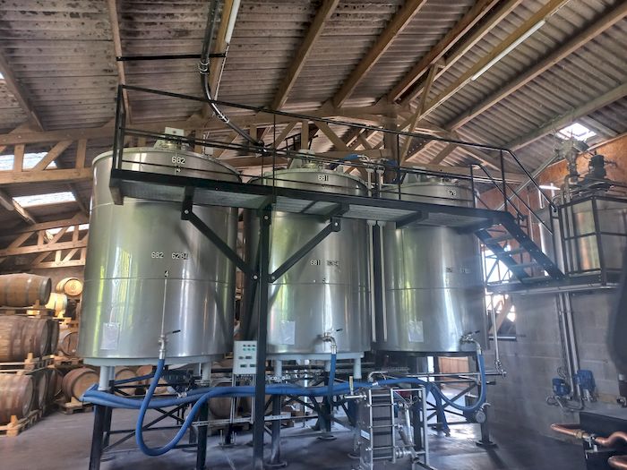 Hautefeuille les 3 cuves de malts